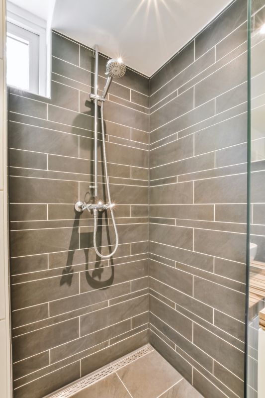 Accent Wall with Patterned Tiles